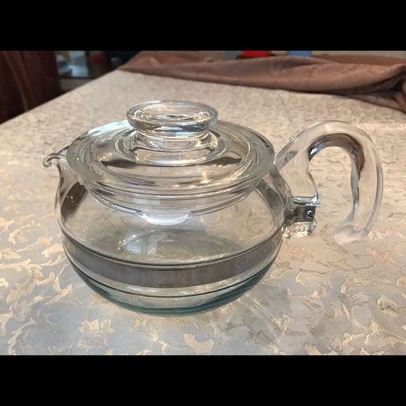 Vintage 6cup stove top Pyrex kettle - Picture 9 of 10